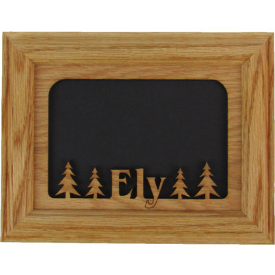 Oak Solid Wood Picture Frame with Mat