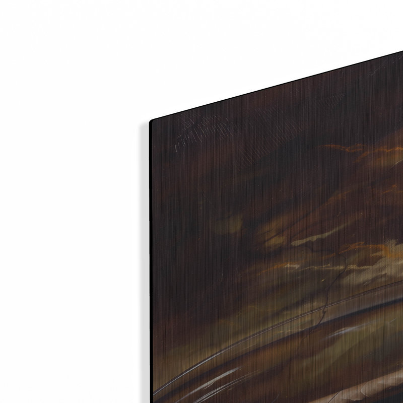 Art mural en métal Winston Porter «Cigare et whisky» par Andreas Magnusson, H 36 po x l 24 po
