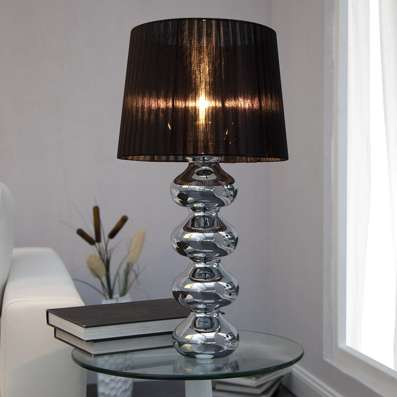 Masontown 60cm Chrome Novelty Table Lamp