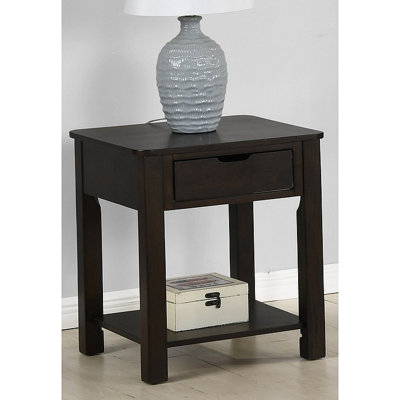 Table de bout en MDF avec tiroir