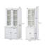 5 housses de tablettes en fil métallique, housses de support en mousse PVC pour tablettes de placard amovibles, texture en bois élégante pour la décoration intérieure