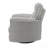 Gray Corduroy Swivel Glider Recliner Chair