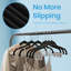 Trouser Hangers, Set Of 20 Velvet Hangers With Adjustable Clips-348634120