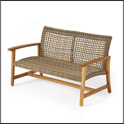 Causeuse en bois Hampton