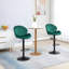 Ensemble de 2 tabourets de bar réglables avec dossier et repose-pieds, chaises de bar à hauteur de comptoir pour cuisine, pub-2146345766-2146345768