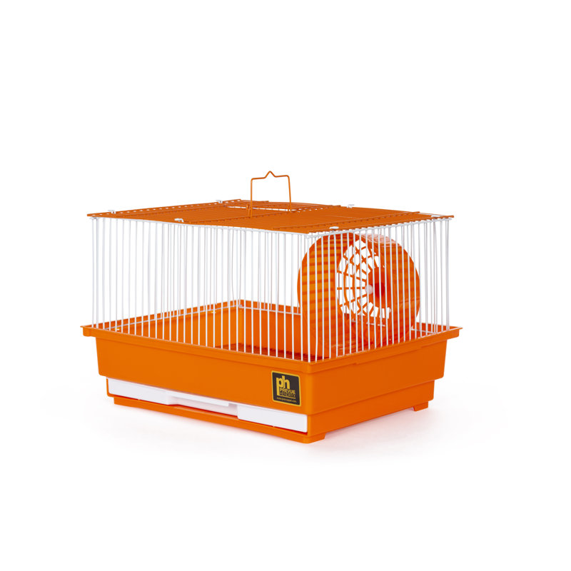 Cage pour petits animaux Kalish, Orange/Blanc
