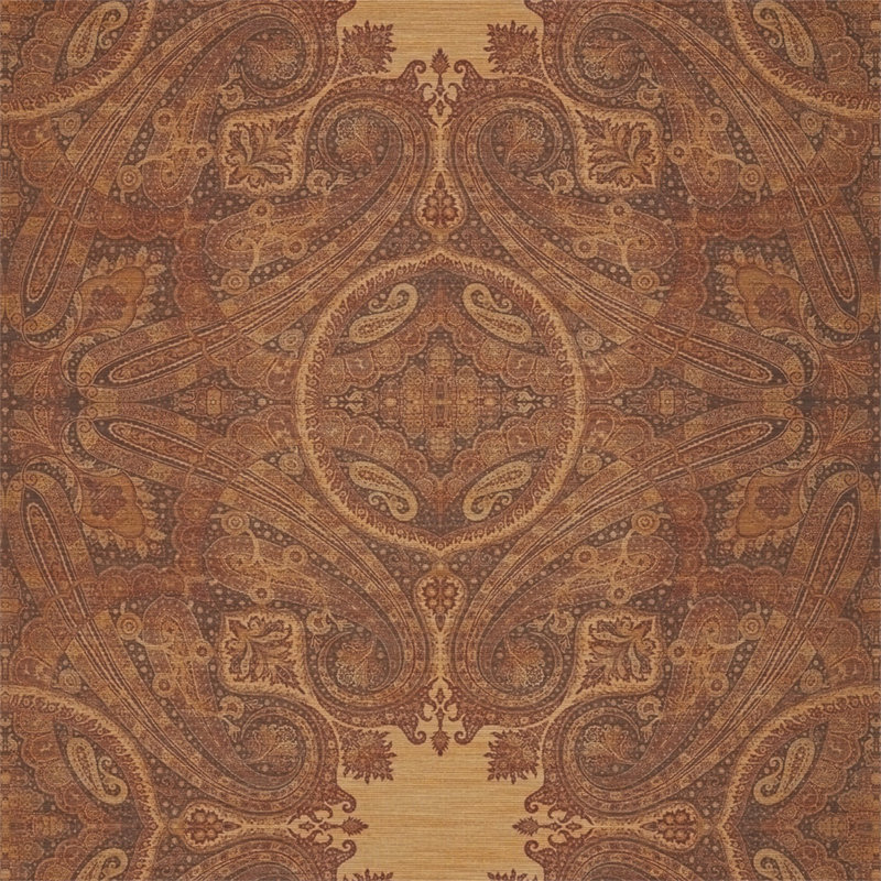 Elswick Paisley Wallpaper, Sunstone