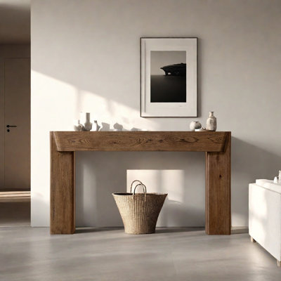 Retro Minimalist Console Table
