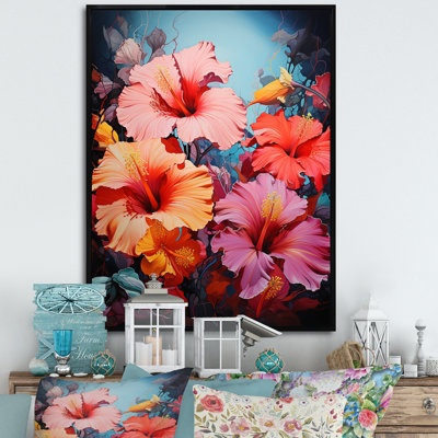 Biondi Hibiscus Hibiscus Harmony II sur toile