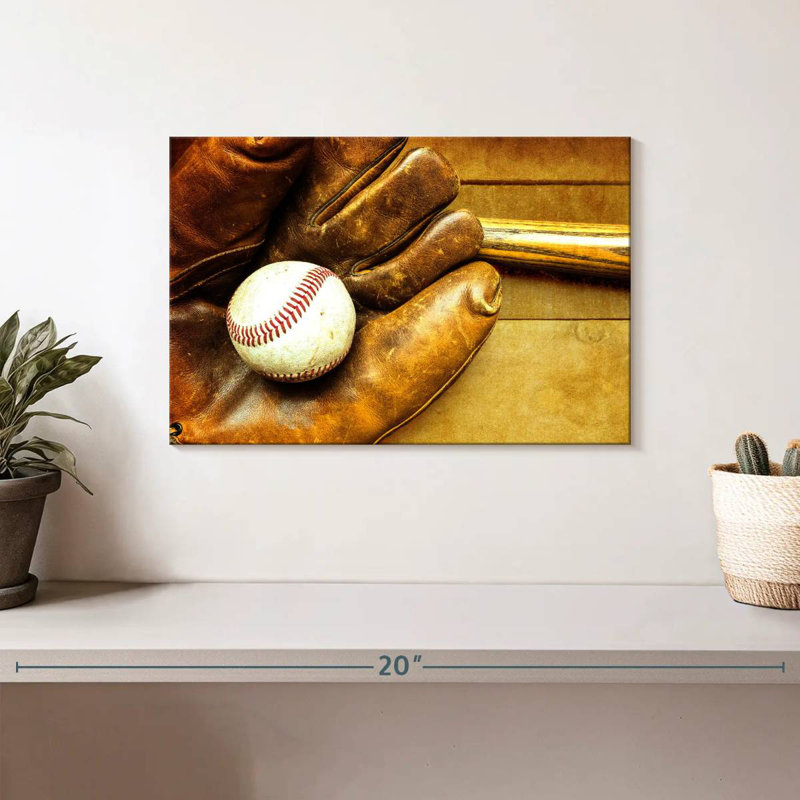 Sireci Baseball Old Gear, 8" H x 12" W