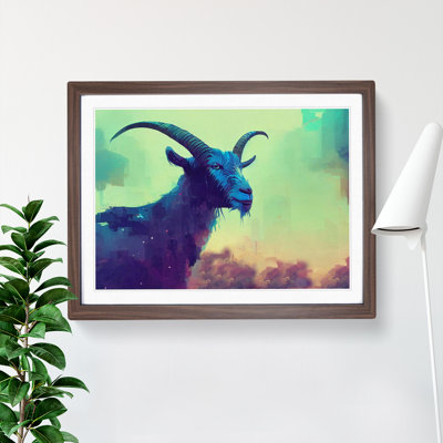 Goat Abstract - Single Picture Frame Print