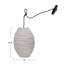 Kynlee 2 - Light White Unique/Statement Pendant