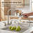 High Arc 2-Handle Kitchen Faucet with Side Sprayer(Set of 2)