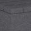 Harrison 34"W Upholstered Coffee Table Storage Ottoman with Tufted Lift Top