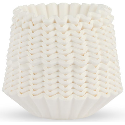 Tupkee Coffee Filters 8-12 Cups, Basket Style, White Paper, Chlorine Free Coffee Filter