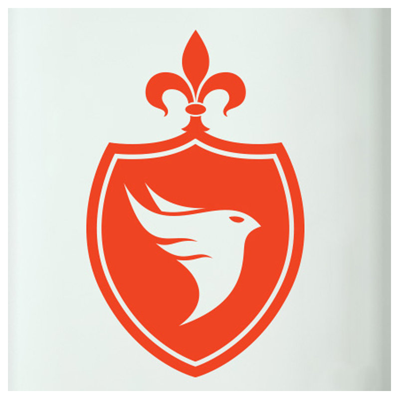 Animals Wall Decal, Orange