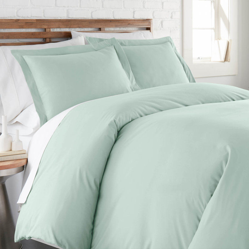 Ensemble de housse de couette en microfibre Classic Collection By Southshore Fine Linens, Vert clair