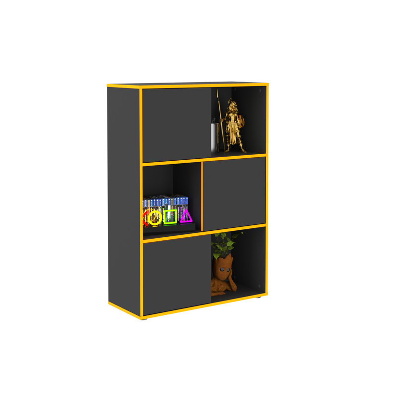 Kuwan 99 cm H x 68.5 cm W Standard Bookcase