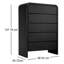 96.52 cm W Chest of 5 Drawers