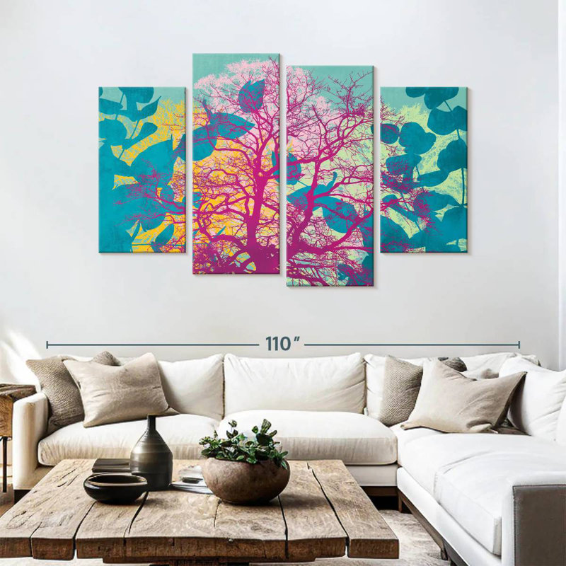 Harnek Barren Pink Tree Foliage