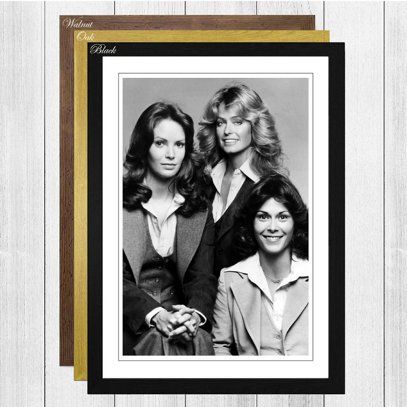 Single Picture Frame Print, Black