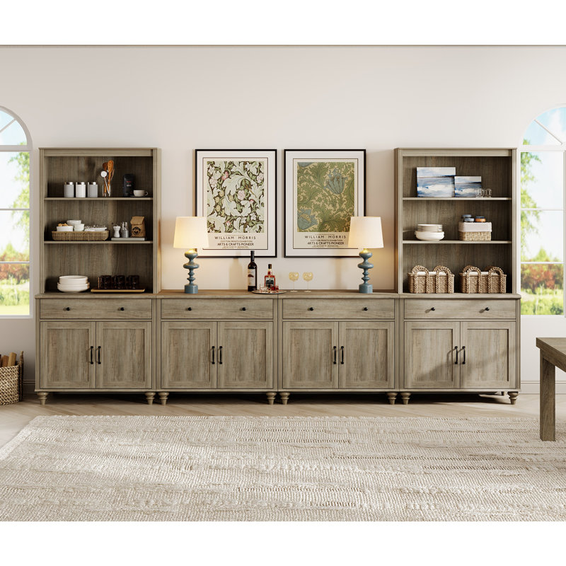 Buffet Corretta, Gris délavé