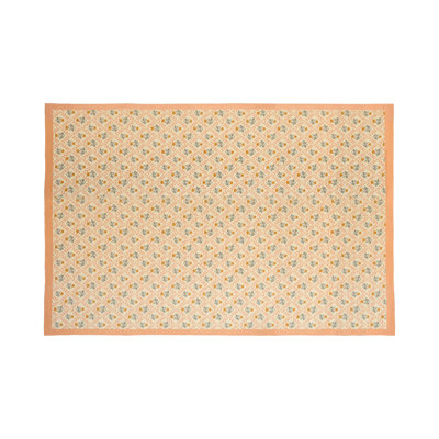 Dolce Blush Pink Natural Cotton Table Cloth 70x120"
