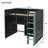 Full Gaming Loft Bed With RGB Lights & Storage Desk-124549082
