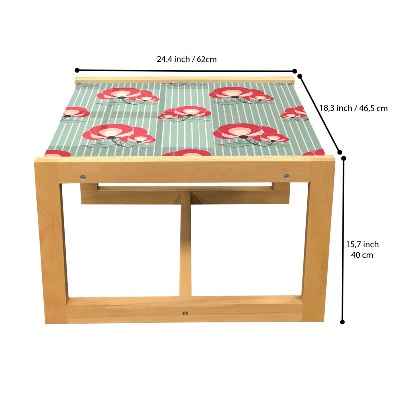 Hassina Sled Coffee Table, 40cm H x 46.5cm W x 62cm D
