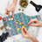 Ambesonne Birds Tempered Glass Cutting Board Branches and Little Birds Multicolor