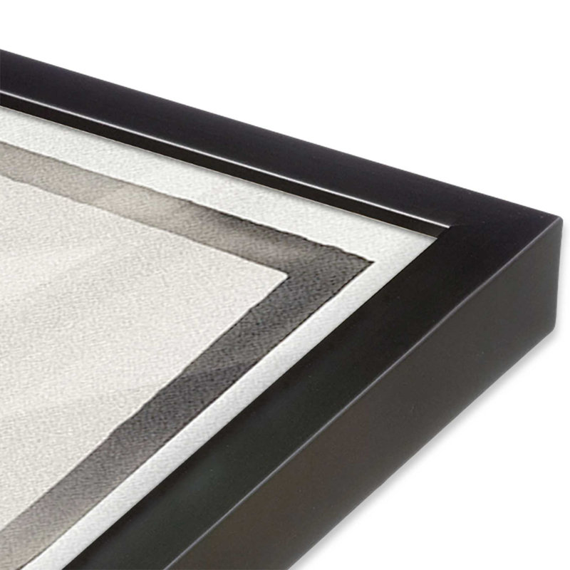 Obsidian Bonds II, reproduction, H 15,25 po x l 12,25 po, Cadre en zinc patiné