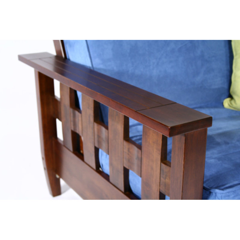 Base de futon Durango, Cerise foncée, Grand lit
