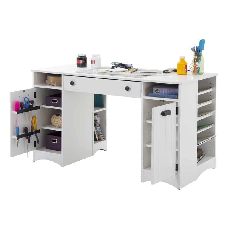 Artwork Craft Table, White
