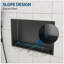 Niche de douche en acier inoxydable 21 po x 13 po, noir bronze-129202679-129202680