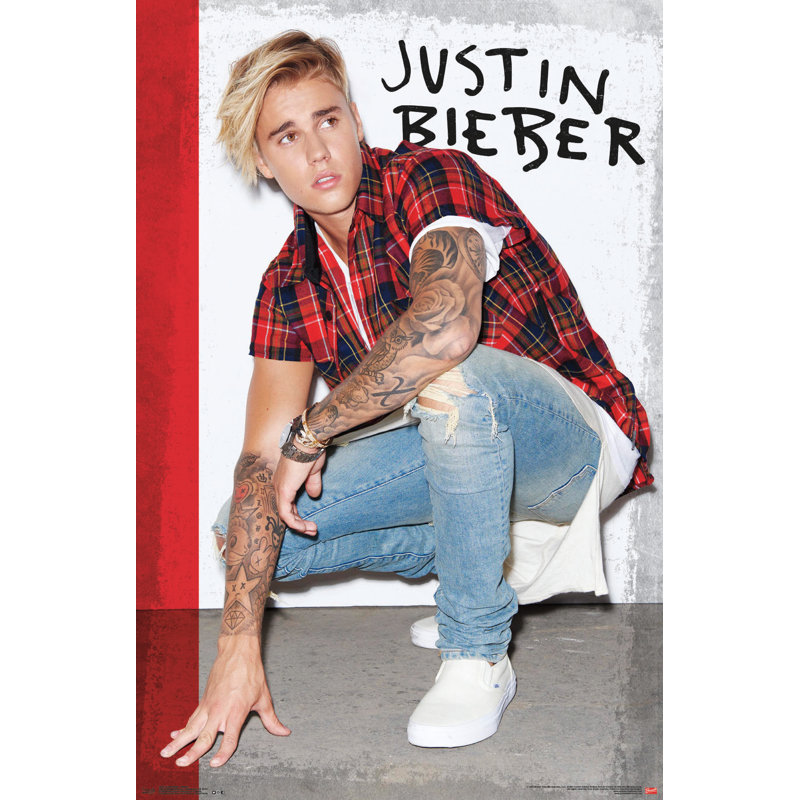 « justin bieber-en flanelle », impression sur papier