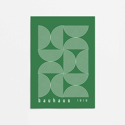 Lignes vertes du Bauhaus moderniste