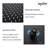 Modern Square Shower System, Rain Shower Head with Handheld Spray, Shower Faucet Set-112993920