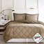 Ensemble d'édredon en duvet synthétique réversible 3M Scotchgard-121108296-121108298