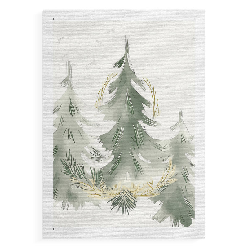 Art des Fêtes de Noël, ccclxxix, impression sur toile seulement - non encadrée, H 18 po x l 12 po