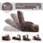 Reclining Floor Gaming Chair Foldable Chaise Lounge Game Chair For Adults With Armrest-1730724221