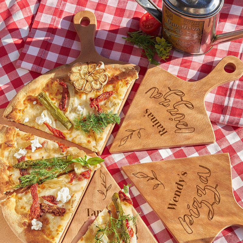 Zarify Wood 52.07cm Pizza Peel, Yes