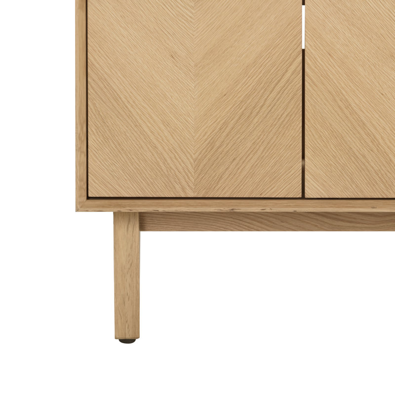 Adele 72'' W Double Bathroom Vanity Base, Natural