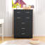Armoire de rangement en bois à 7 tiroirs avec organisateur de sortie intégré pour la chambre à coucher, le salon et le bureau-130118496