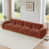 Velours rouge-brun