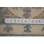 Tapis bleu teint à la main Oushak 8 x 11