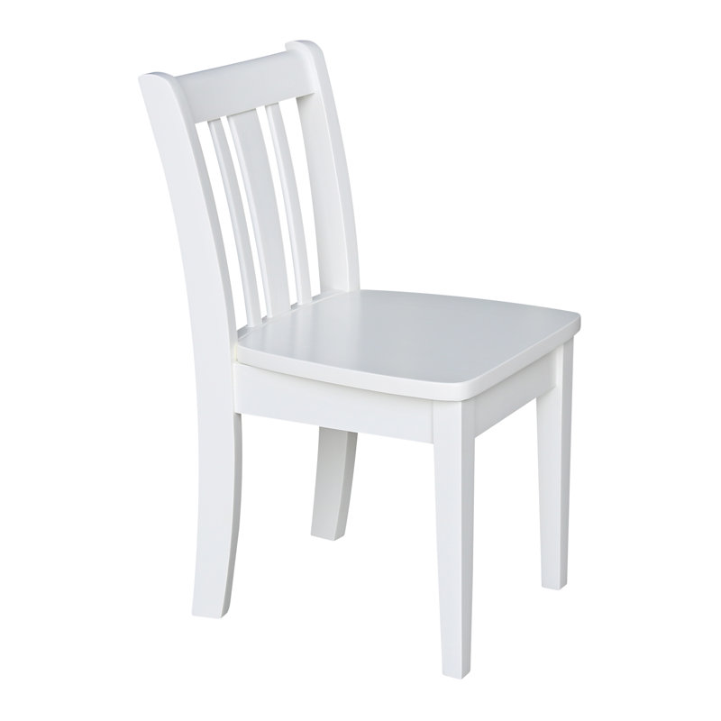Chaise de bureau et d'activité en bois Shepard Kids, Blanc