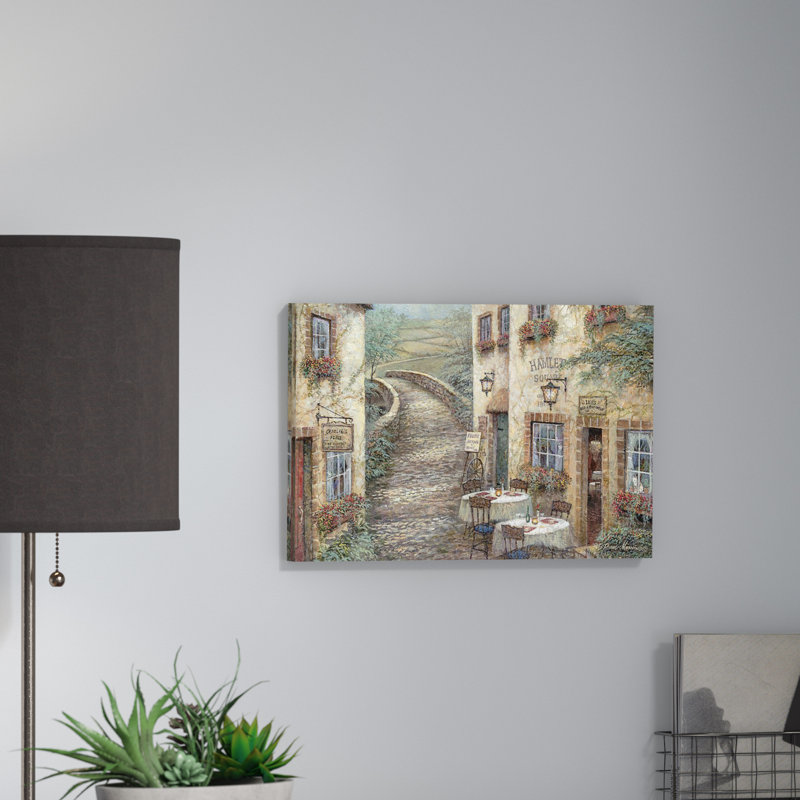 « hamlet square », reproduction d’art sur toile, H 8 po x l 12 po x P 0,75 po
