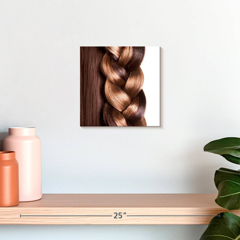 Tresse de cheveux Shuttleworth, H 10 po x l 10 po