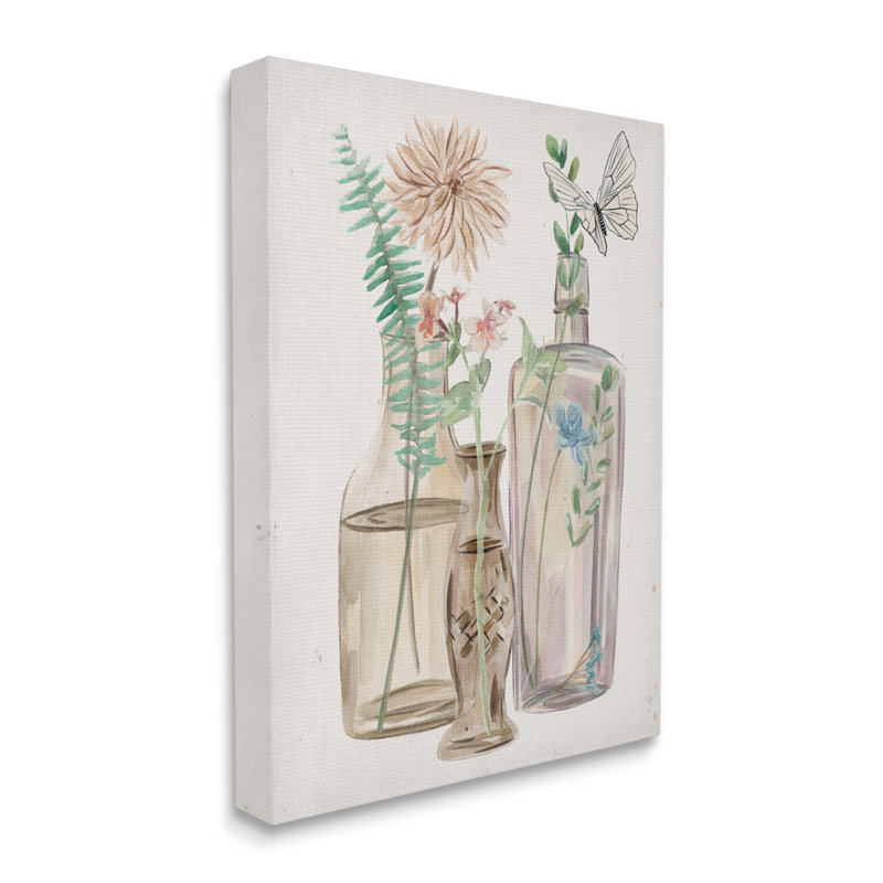 Bouquets de printemps et prairies, Toile tendue, H 40 po x l 30 po