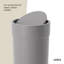 Touch Trash Can with Lid for Office, Bedroom, Bathroom, 1.6 Gallon (6 L)-40514570